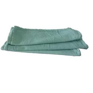 Serviettes Recyclées Bleu Pâle en Coton (Paquet de 10)